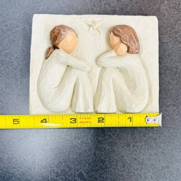 Willow Tree Collectible "Frienship" Forever True Forever Friends VTG Wall Art - Picture 2 of 4